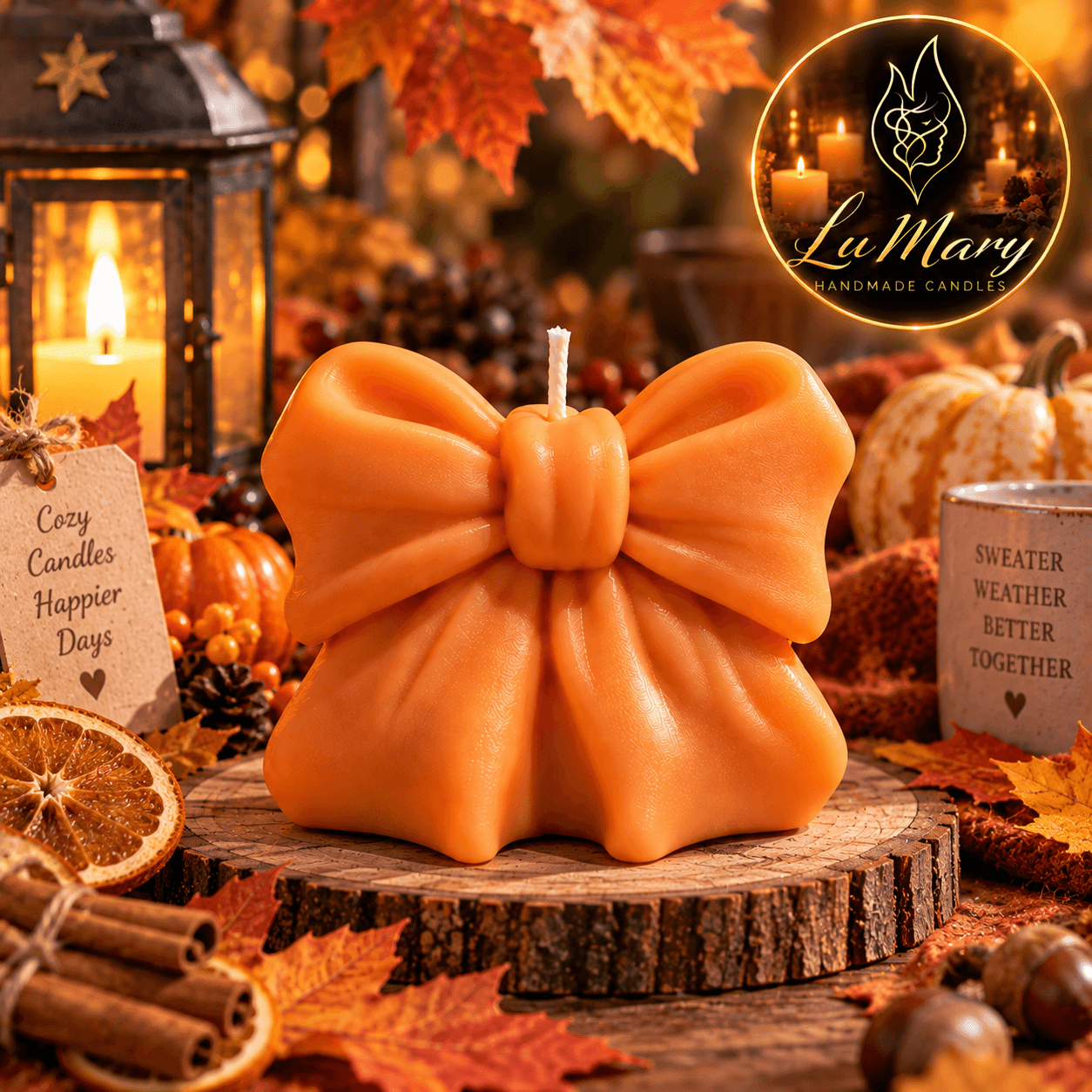 Ароматна свещ „Панделка“ – LuMary Handmade Candles