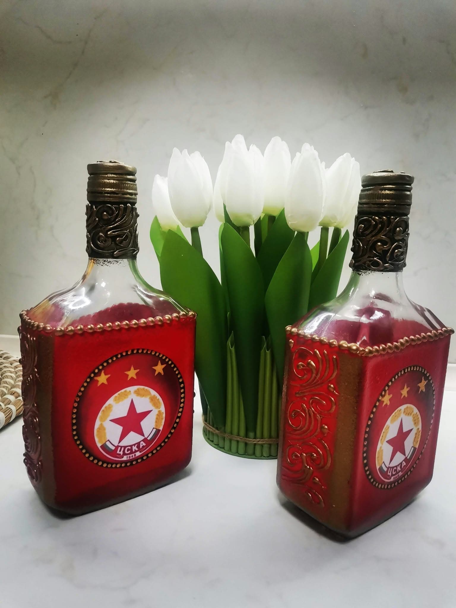 бутилки на футболни отбори