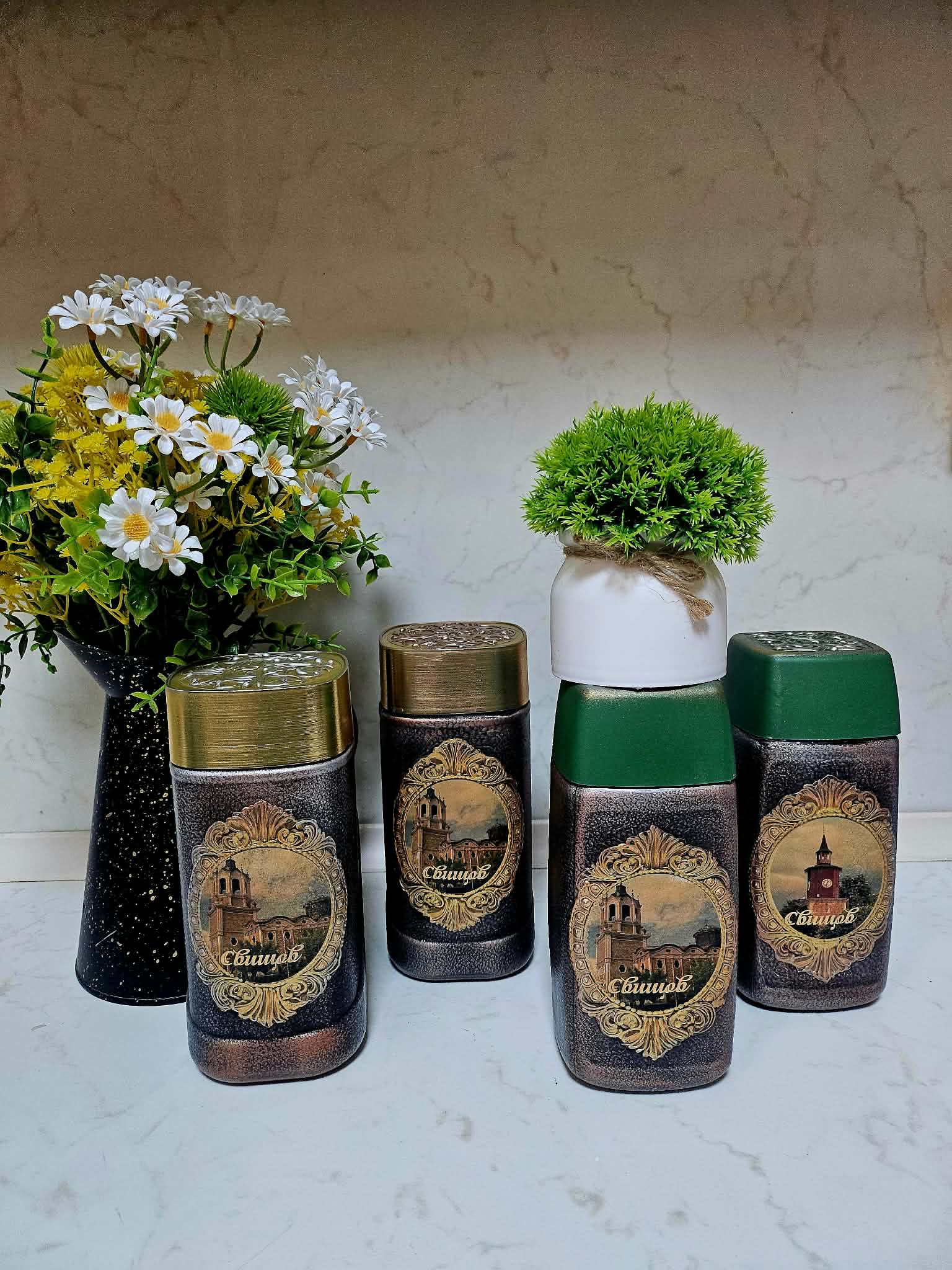 буркан за кафе спомен от родния град