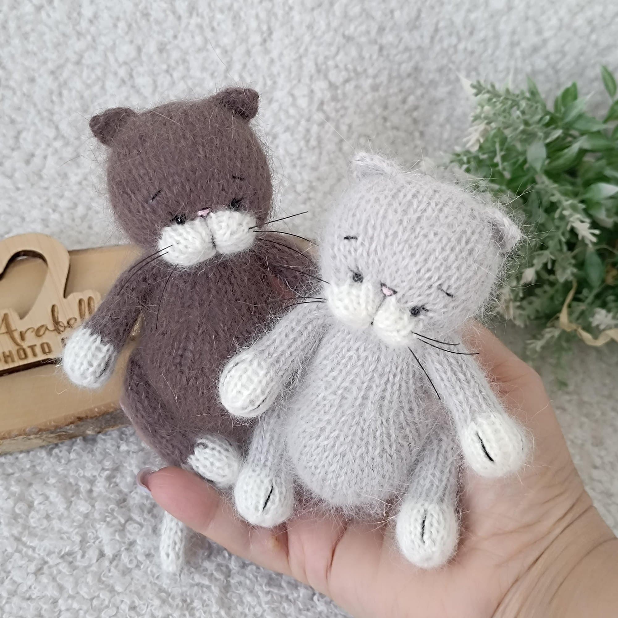 Плетена играчка "Коте"